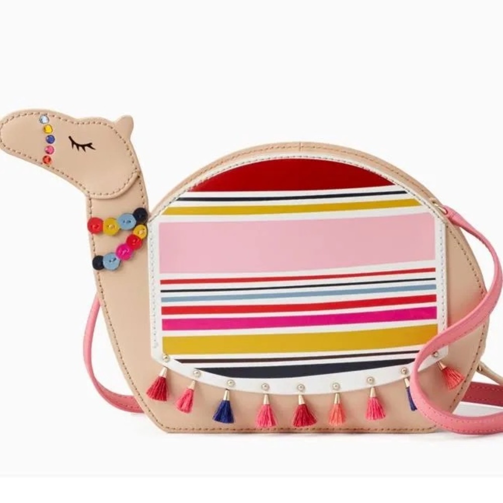Kate Spade New York SPICE THINGS UP Sammi Camel Crossbody & Backpack NWT - Picture 5 of 12